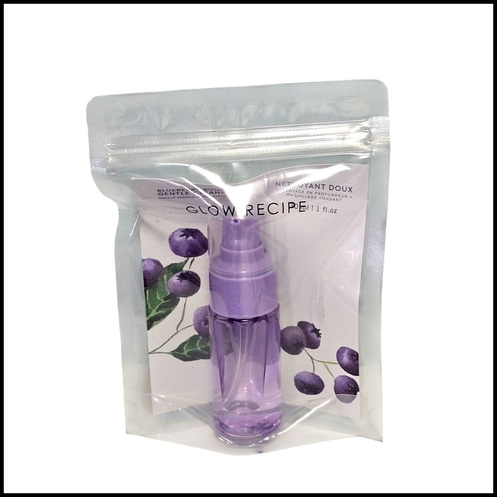 Glow Recipe Blueberry Bounce Gentle Cleanser Hydrating 30mL 1oz. Travel Size
